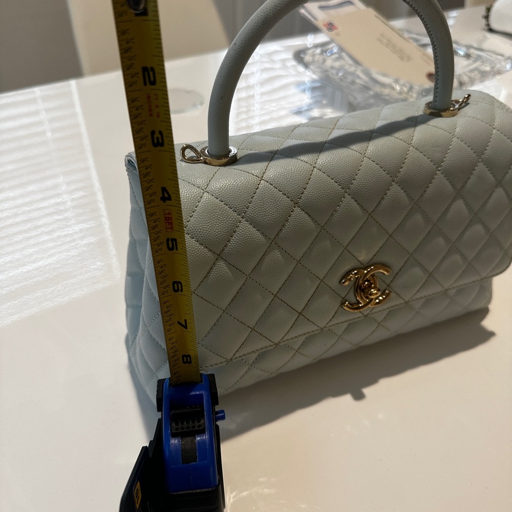 Coco Chanel top handle bag 100% authentic - Picture 8 of 16